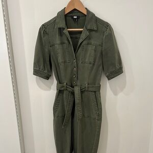 Paige Olive Green Jumpsuit